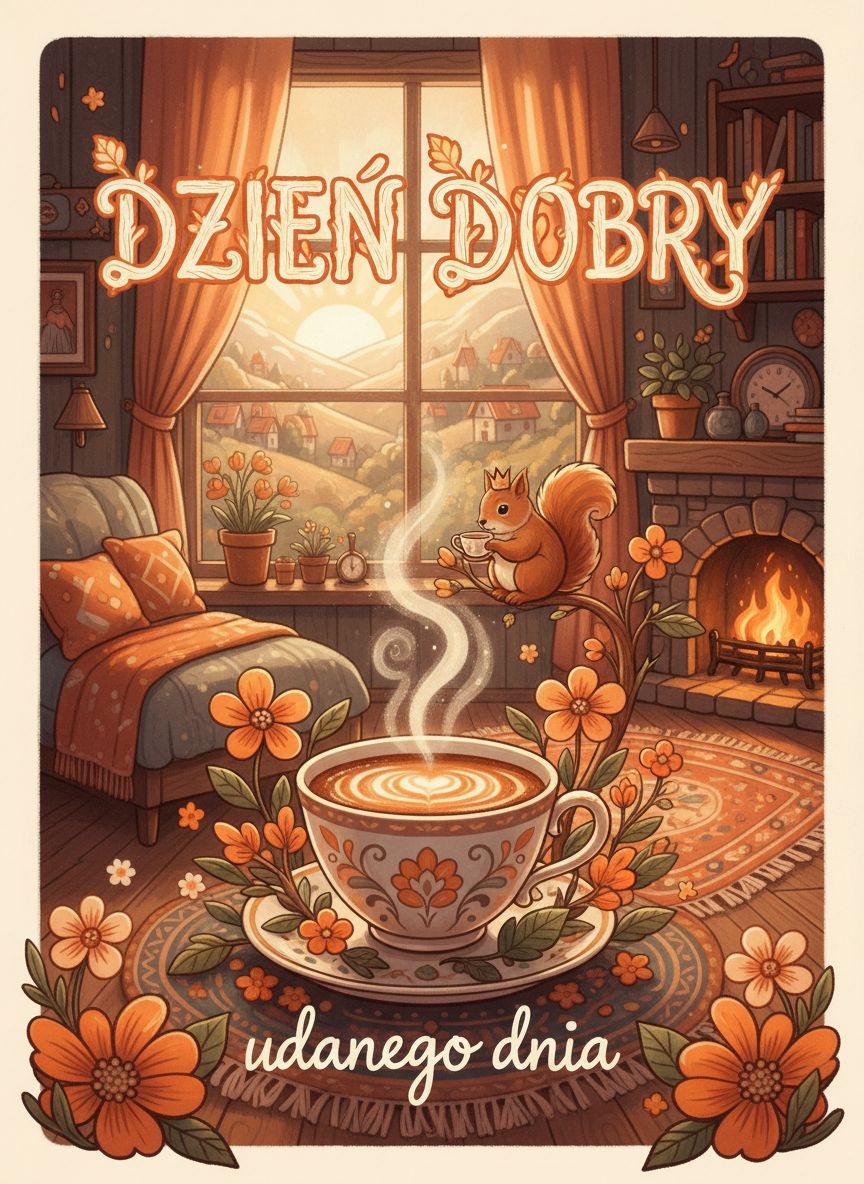 kartki na dzień dobry